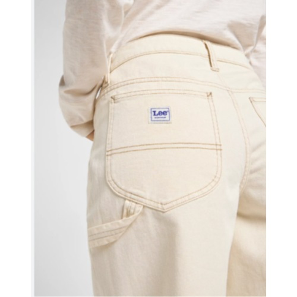 Lee x Daydreamer Workwear Mid Rise Carpenter Jeans Off White 29x29 NEW - Picture 3 of 10